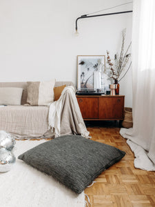 Housse de coussin Simon - Gris